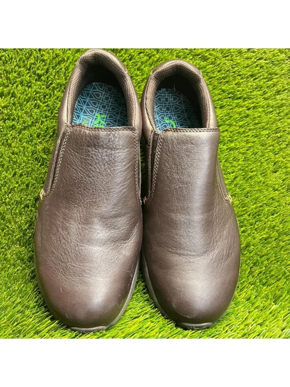 Kuru Kivi 2 Mens Size 10.5E Triple Brown Classic Walking Leather Slip-On Shoes